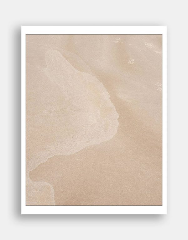Sand Flows 0009 art print from the Water Marks project by photographer Jeff Kauffman
