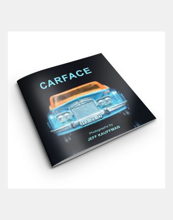 Carface booklet cover, a project by photographer Jeff Kauffman featuring vintage Matchbox cars