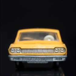 From the Carface collection. Chevrolet Impala, Matchbox Series No. 20. A color photograph by Jeff Kauffman of a vintage matchbox car. ©Jeff Kauffman