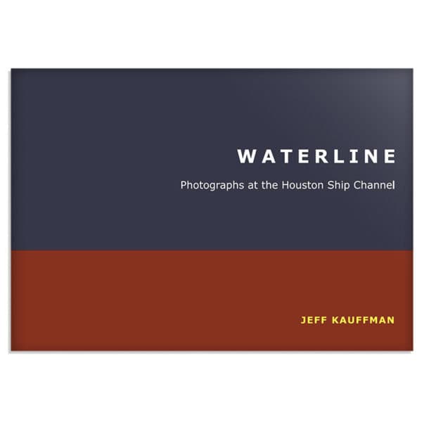Mockup of the cover for the Waterline Book by photographer Jeff Kauffman ©Jeff Kauffman